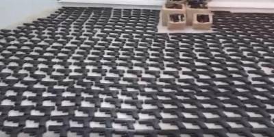 2 ilde büyük operasyon: Binlerce silah ele geçirildi