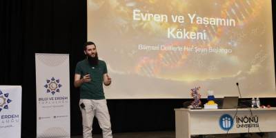 İnönü Üniversitesi’nde “Evren ve Yaşamın Kökeni” konferansı düzenlendi