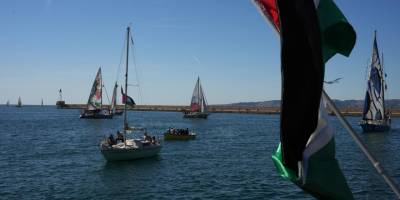 Katil İsrail Küresel Sumud Filosu'ndan 7 tekneyi ele geçirdi