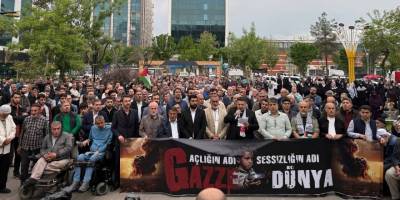 İsrail’in geçekleştirdiği korsanlık Batman'da protesto edildi