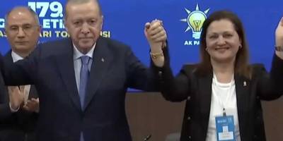 Iırkçı ve katilsevici Burcu Köksal AK Parti'ye katıldı