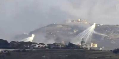 İşgal rejimi Lübnan'da sivil alanları fosfor bombasıyla vuruyor