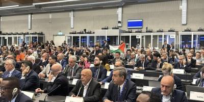 Siyonist İsrail'e, BM'deki ILO konferansında şok protesto