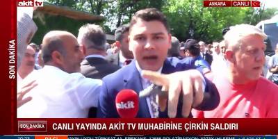 Akit Tv muhabirleri CHP'liler tarafından saldırıya uğradı