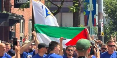 Dünya Kupası'nda Bosnalı taraftarlardan Toronto'da Gazze'ye dev destek!