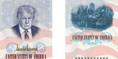 Trump, Amerikan pasaportlarına kendi fotoğrafını yerleştirdi