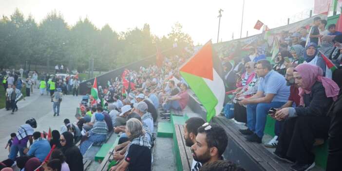 Filistin Konvoyu Sakarya'da ağırlandı