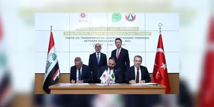 Irak-Türkiye Ham Petrol Boru Hattı'nın kullanımına ilişkin 1 yıllık anlaşma imzalandı