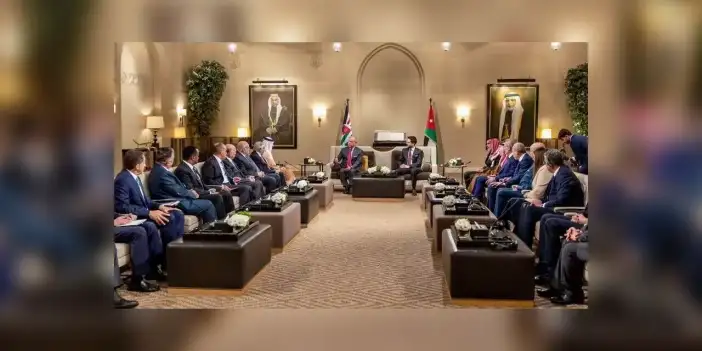 Bakan Fidan, Amman'da Ürdün Kralı 2. Abdullah ile Kudüs'ü görüştü