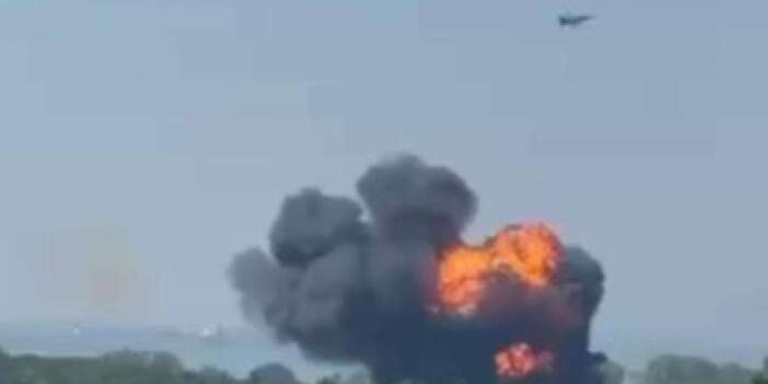 Yalova'da F-16 eğitim sırasında düştü
