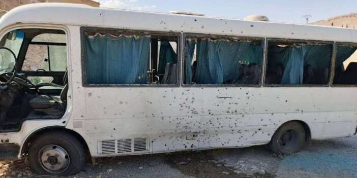 Suriye'de güvenlik güçlerini taşıyan otobüse bombalı saldırı düzenlendi