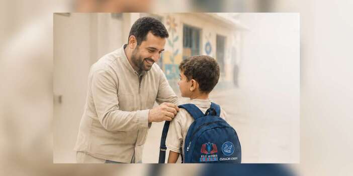 Bilgi ve Erdem Vakfı ile Özgür-Der'den Gazzeli öğrencilere çanta kampanyası