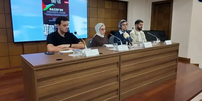 Ankara Üniversitesinde “Gazze’de Üniversite Olmak” başlıklı buluşma