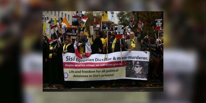 Londra ve Lahey'de Mısır'daki tutuklular için protesto gösterileri düzenlendi
