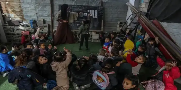 Gazzeli öğretmenlerden Dünya Öğretmenler Günü mesajı