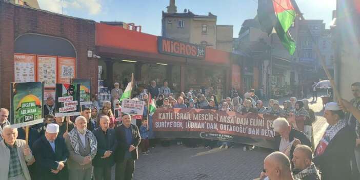 Ereğli’de Aksa Tufanı’nın 3. yılı ve Gazze'nin onurlu cihadı selamlandı
