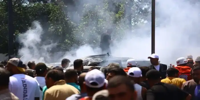 İşgalci İsrail ordusunun Lübnan'ın doğusunda bir aracı hedef alan saldırısında 6 kişi yaralandı