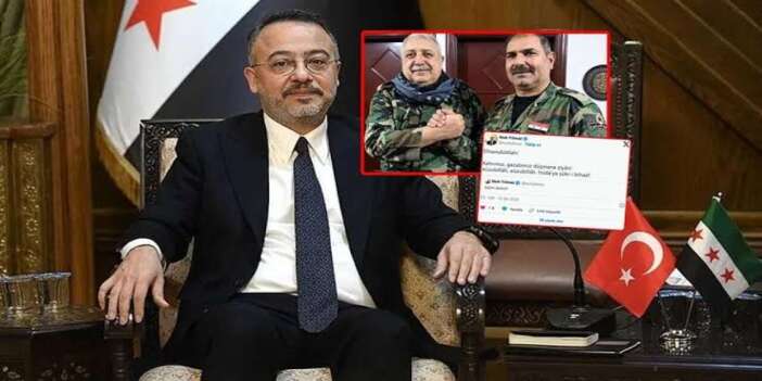 Şam Büyükelçisi Nuh Yılmaz Mihraç Ural'ın yakalandığını "Elhamdülillah" diyerek duyurdu