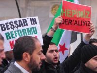 Suriyedeki Katliamlar Fatihte Protesto Edildi