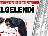 Devletin 193 Kişilik Ölüm Listesi Belgelendi