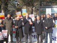 Çorumda Atıf Hoca İçin Basın Açıklaması