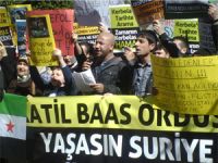 Adanada Katil Baas Rejimi Protesto Edildi