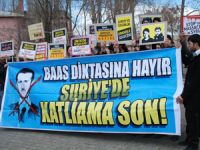 Karsta Suriye Direnişine Destek Eylemi