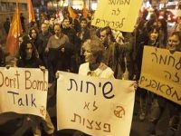 İsrailde İrana Saldırıya Karşı Gösteri