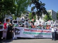 Aksa Tutsaklarına İstanbul’da Destek Eylemi