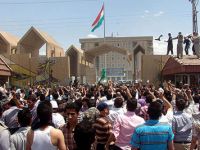 Erbilde Allaha Hakaret Halkı Sokağa Döktü