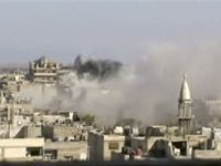Suriye Ordusu Derayı Bombalıyor