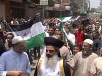 Gazze Halkı Suriye’deki Zulmü Protesto Etti