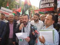 Antalya’da İsrail ve Esed Protesto Edildi