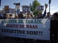  Sivasta İsrail Saldırıları Protesto Edildi (FOTO)