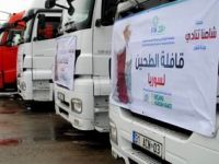 İHHnın Yardım Tırları Suriyeye Girdi!