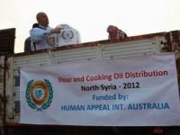 İHH ve Human Appeal Suriyede Yardım Dağıttı