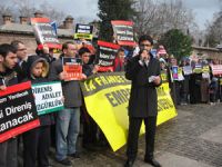 Bursa’da Mali İşgali Protesto Edildi