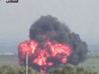 Muhalifler Halepte Helikopter Düşürdü (VİDEO)