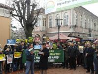 Suriyeye Destek Eylemlerine Bartında Katıldı