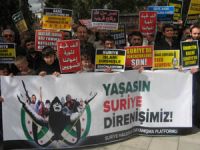 Çorumda Suriye Halkına Destek Eylemi