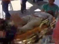 Sedyedeki Suriyeli Yaralıya Saldırdılar