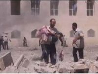 Esed Ordusu Halepte Cami Bombaladı (VİDEO)