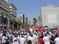 İzmirde Mısır Direnişine Destek Eylemi