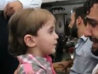 Çocuğuna Kavuşan Suriyeli Babanın Sevinci