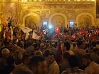 Tunus'ta "Terör ve Darbeye Hayır" Gösterileri