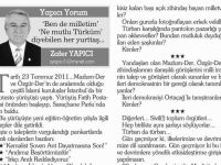 'Ben de milletim' 'Ne mutlu Türküm' diyebilen her yurttaş...