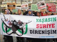 Sivas’ta Suriye, Mısır ve Filistin İçin Eylem