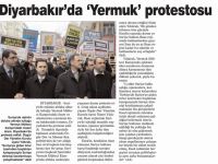 Diyarbakır'da 'Yermuk' Protestosu