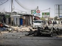 Mogadişu Havaalanı Önünde Patlama