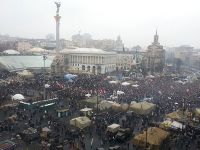 Ukrayna'da Rusya Karşıtı "Halk Mitingi"